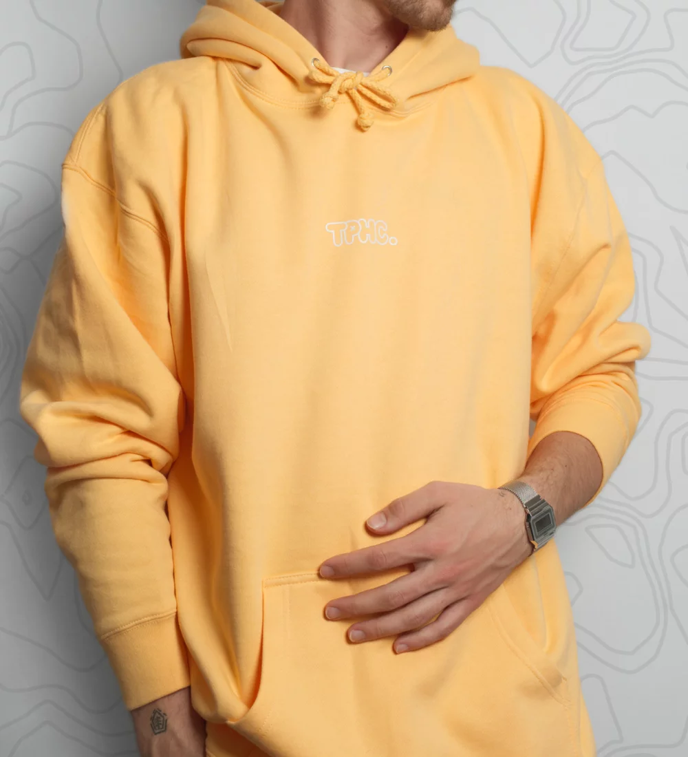 Candy Hoodie - peach / white (Bild 1)