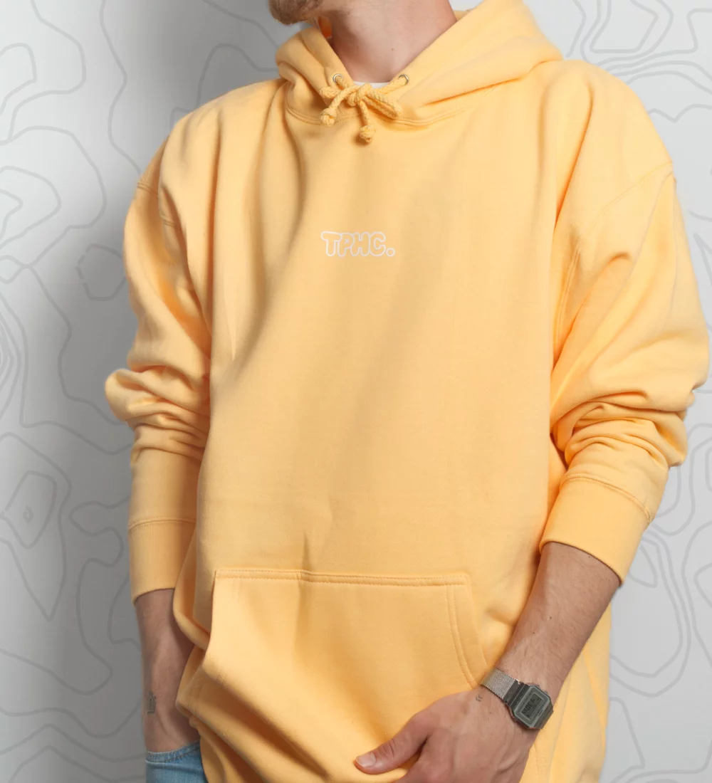 Candy Hoodie - peach / white (Bild 1)