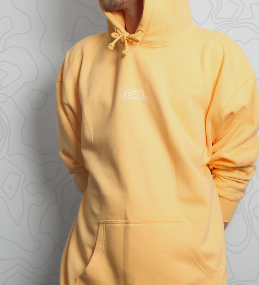 Candy Hoodie - peach / white (Bild 1)