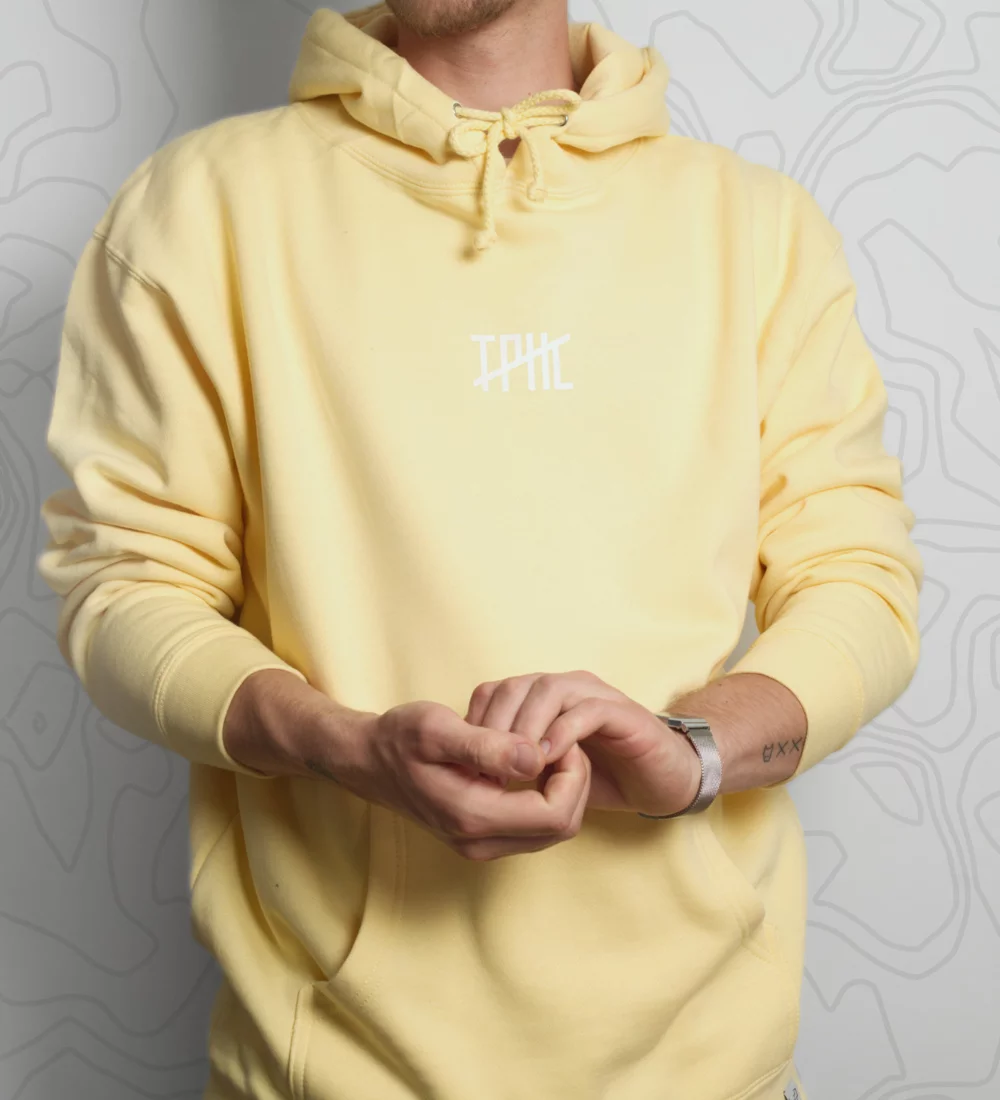 Edgy Hoodie - citrus / white (Bild 1)