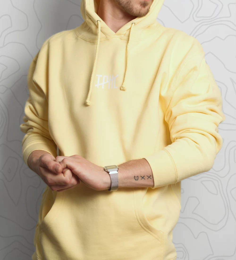 Edgy Hoodie - citrus / white (Bild 1)