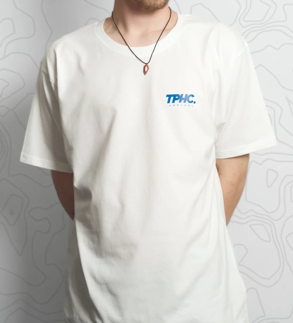 Holo Shirt - white / blue (Bild 1)