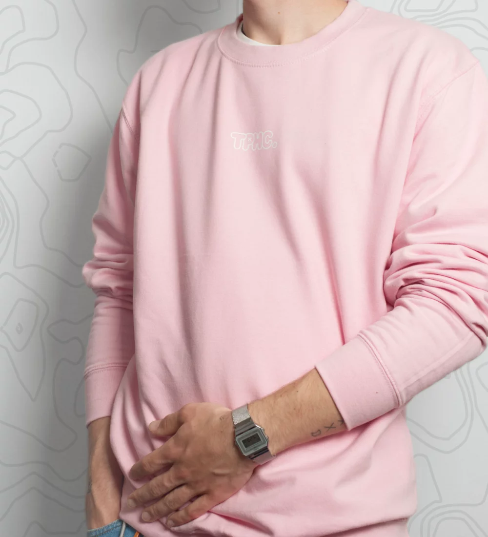 Candy Sweater - pink / white (Bild 1)